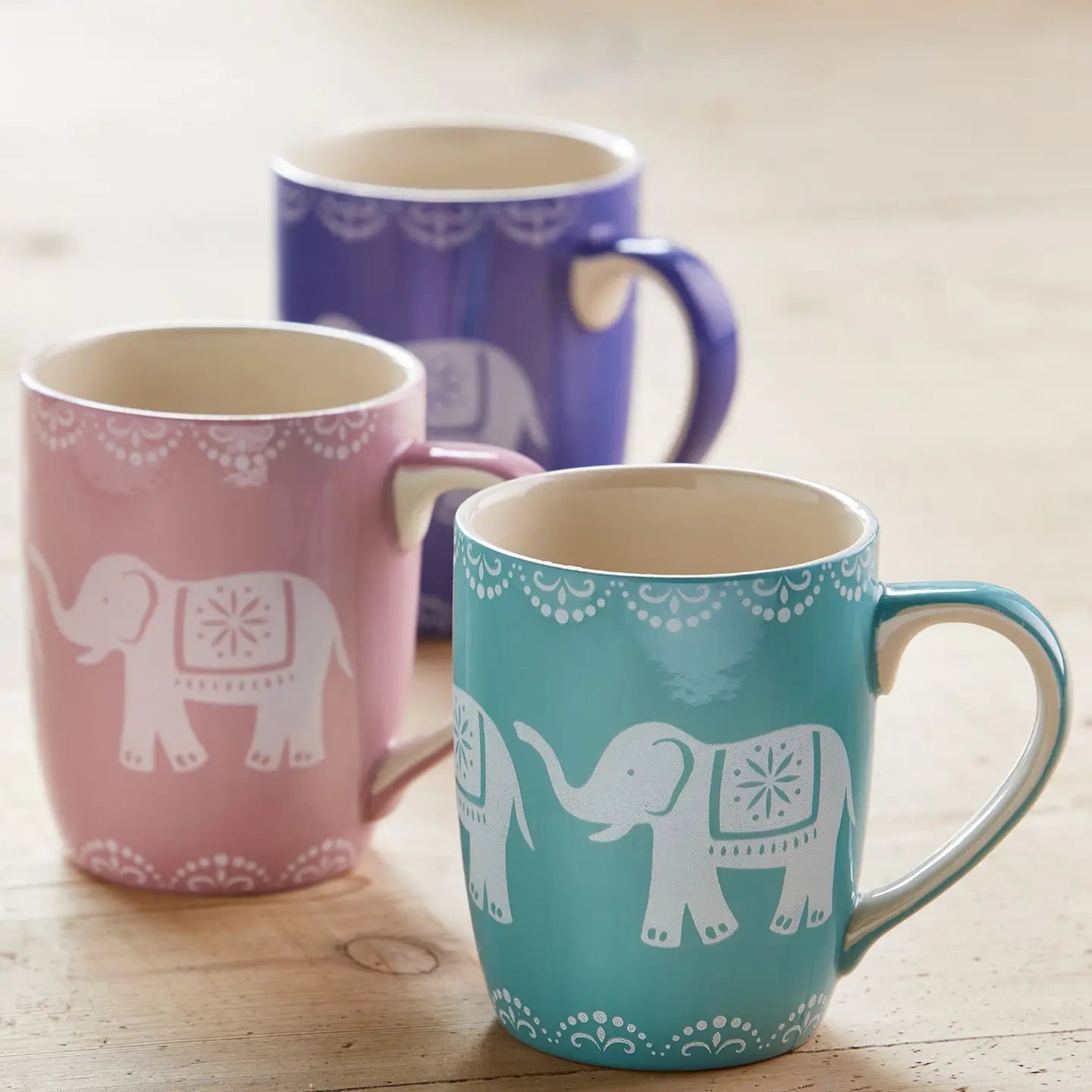 Handpainted Elephant Mug