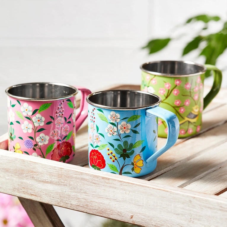 Sanasar Hand Painted Enamel Mug