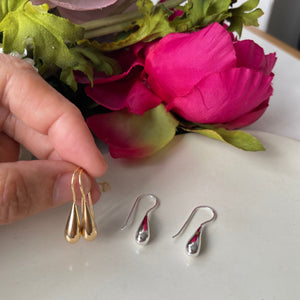 Tear Drop Earrings - Gold