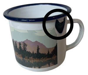 Weekend Explorer Lake Enamel Mug - SAMPLE - SLIGHT DAMAGE