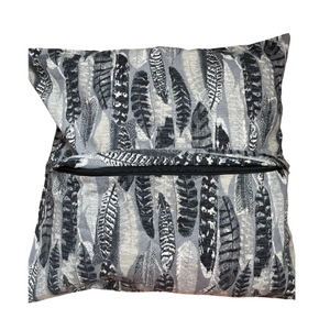 Feather Print Cushion Cover