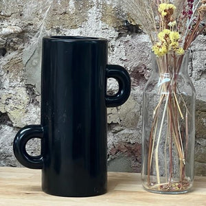 Black Soapstone Vase