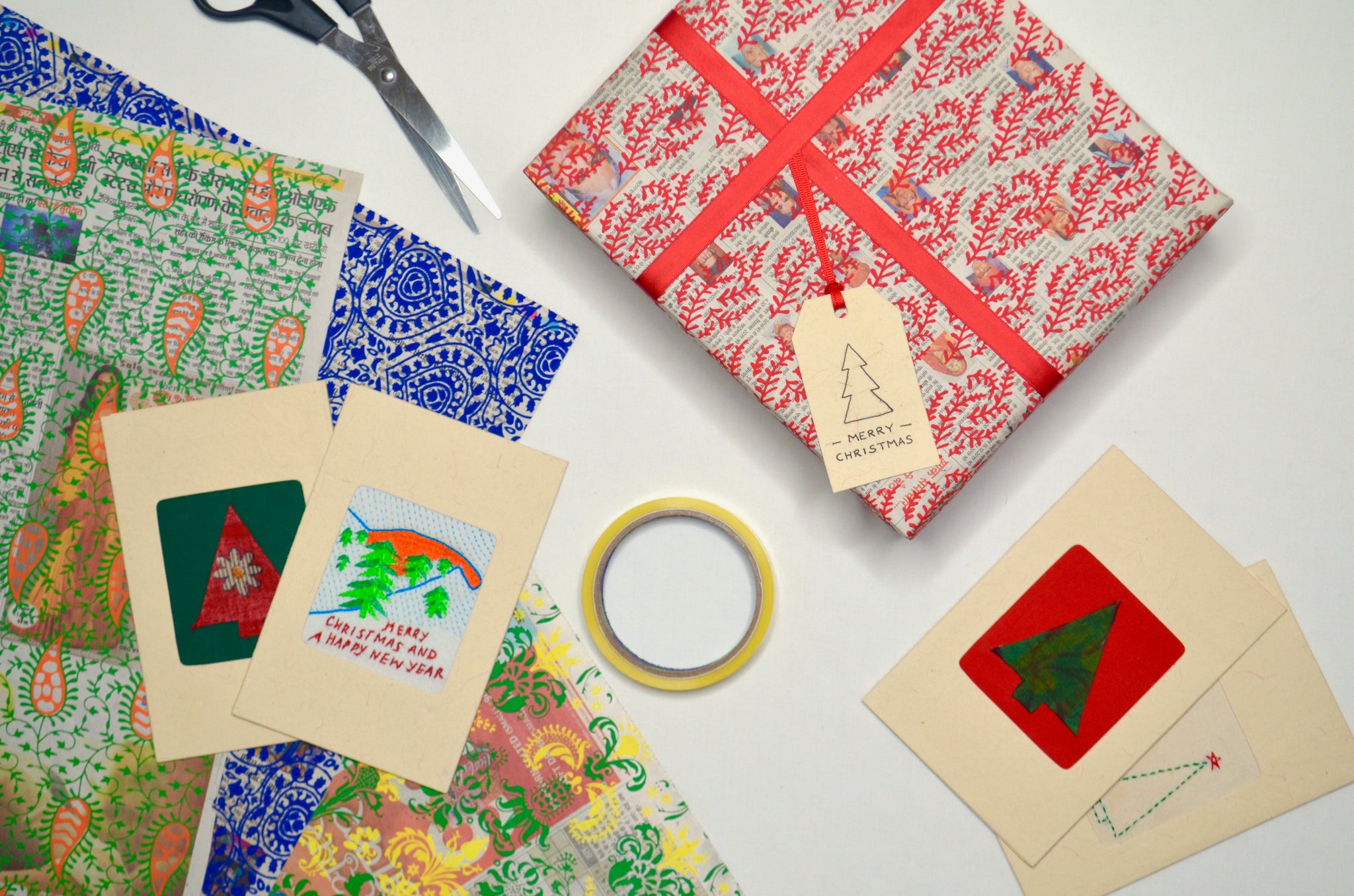 Up-Cycled Wrapping Paper