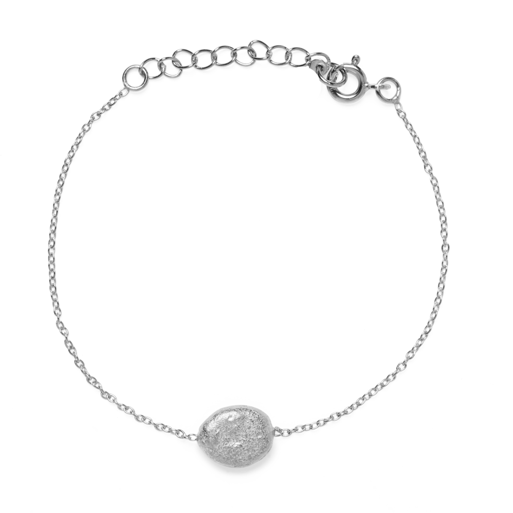 Jaya Bracelet & Necklace Set - Shiny Silver