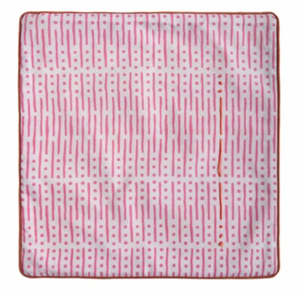 Morse Code Cushion Pink