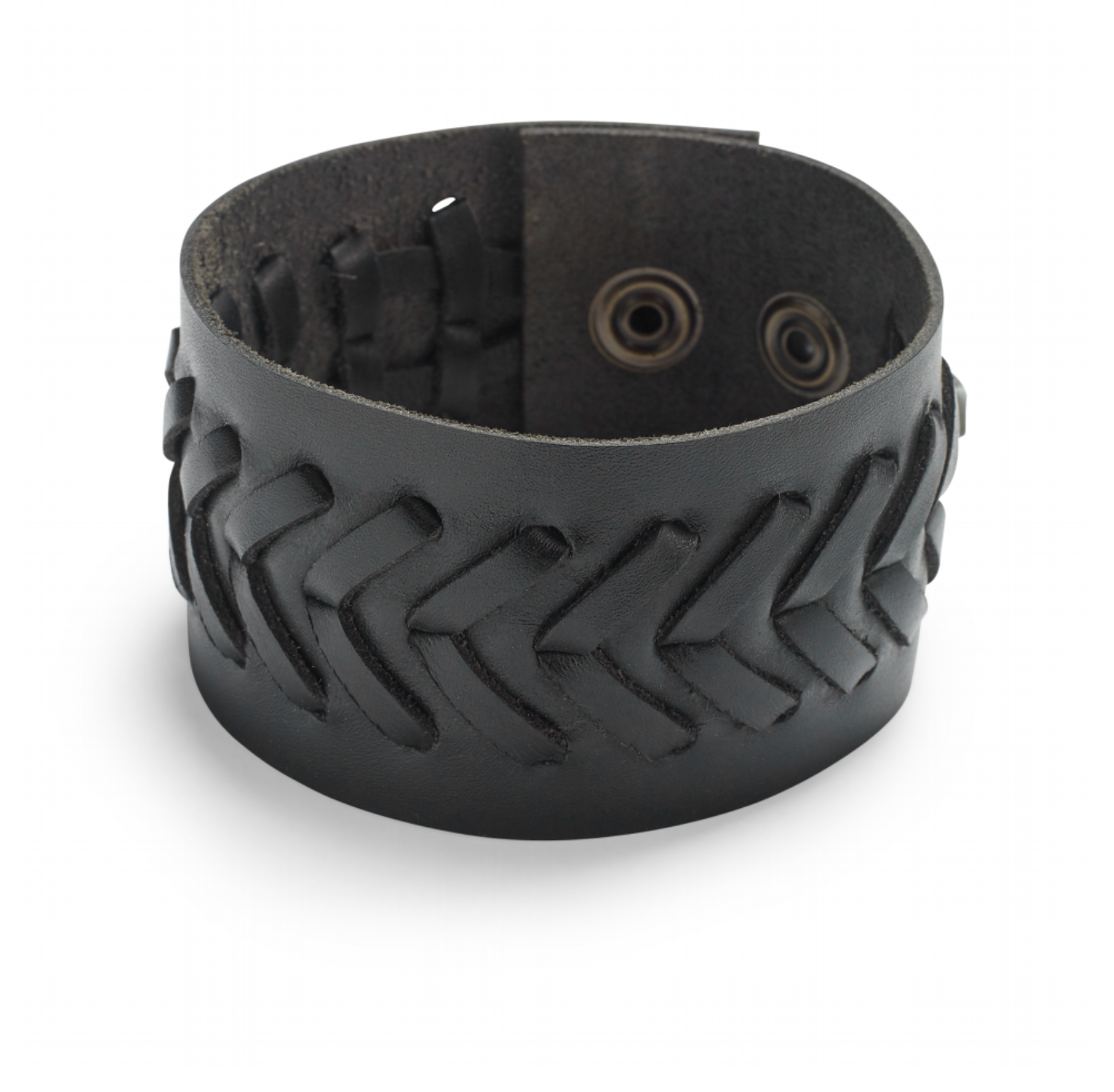 Woven Leather Cuff