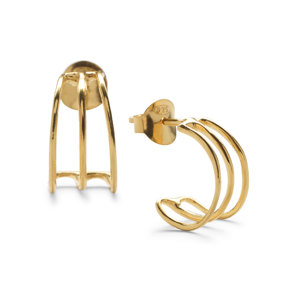 Rekha Wrap Earrings - Gold