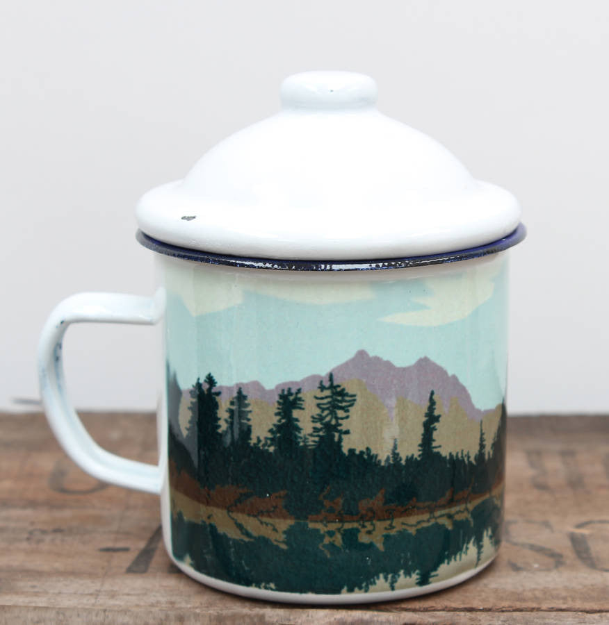 Weekend Explorer Lake Enamel Mug - SAMPLE - MISSING LID